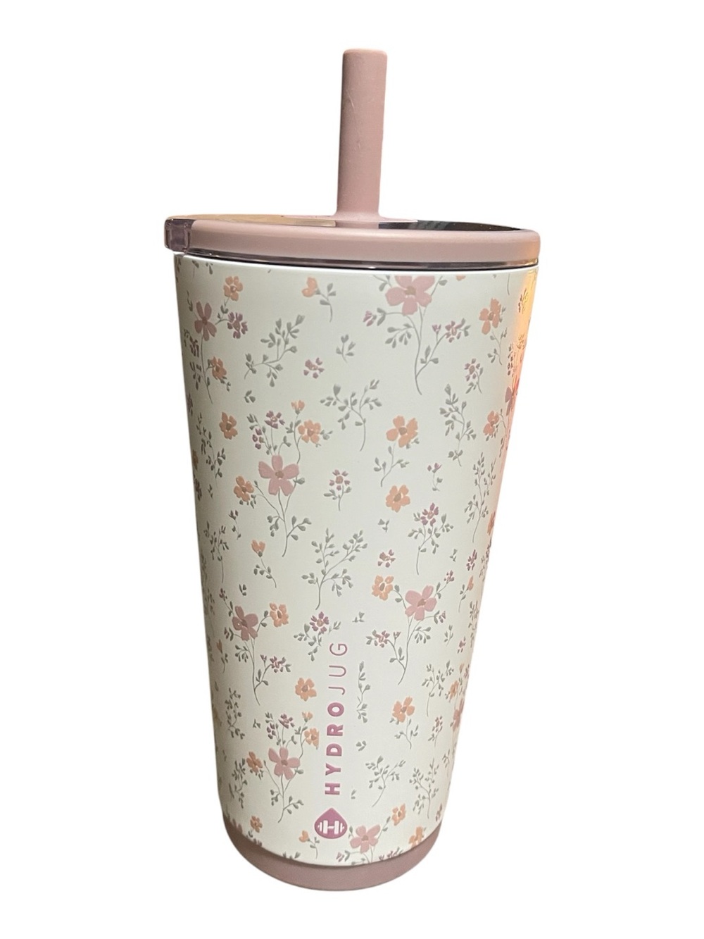 🌸 New HydroJug Cherish Floral Everyday Tumbler 20 oz with Straw 💕